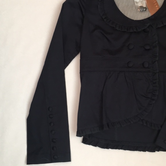 Lightweight fitted navy blue jacket - Picture 3 of 8